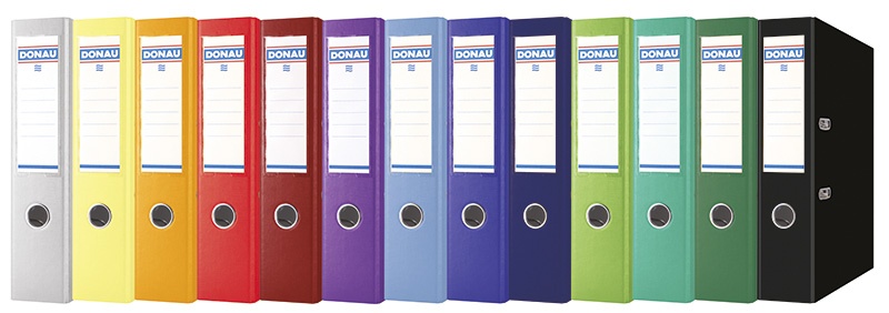 Папка-реєстратор Premium-S, 2P, А4/75 Donau 3975001PL асорті